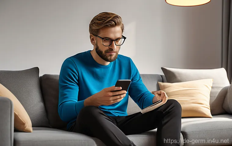 독일어 단어장 만들기 - A person with neat, comfortable attire is seated at a well-lit wooden desk, surrounded by a vibrant ...